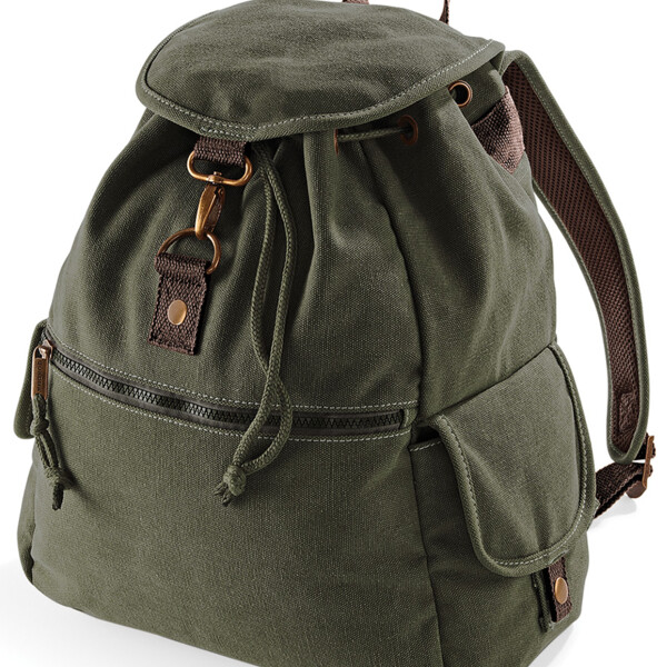 Quadra Vintage Canvas Backpack Thumbnail