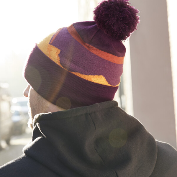 Beechfield Mountain Peaks Pom Pom Beanie Thumbnail
