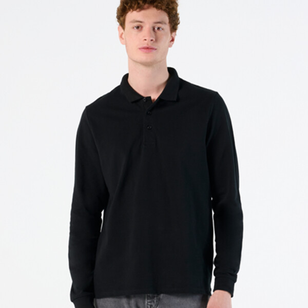 SOL'S Winter II Long Sleeve Cotton Piqué Polo Shirt Thumbnail