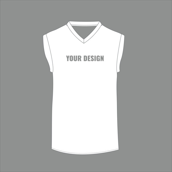 Cricket Sweater - Sleeveless - V Neck - Adult Thumbnail