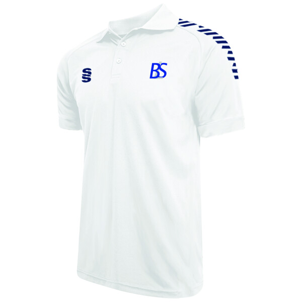 Brine Leas School White Dual Polo Shirt Unisex - Junior Thumbnail