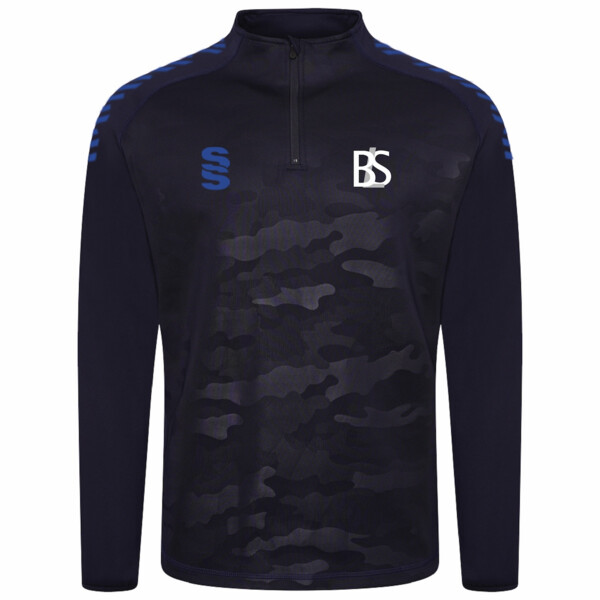 Brine Leas School Navy Camo Performance Top - Adult Thumbnail