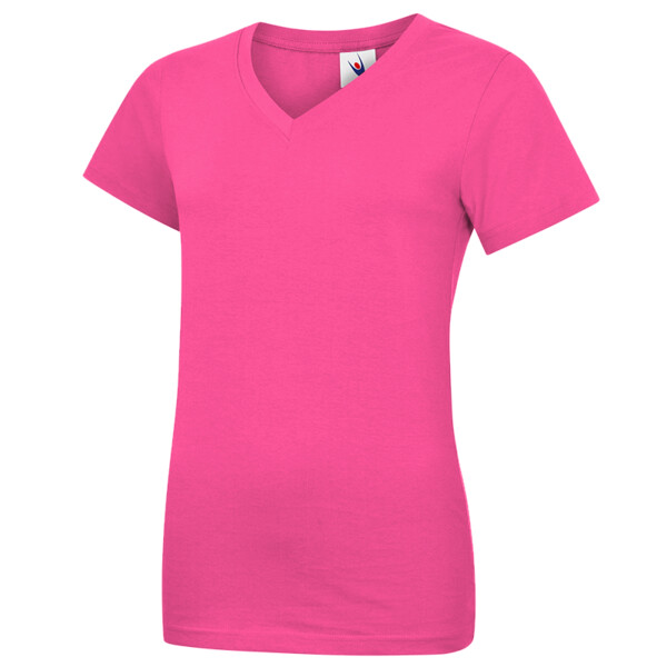 Club Shop Ladies Classic V Neck T shirt Thumbnail